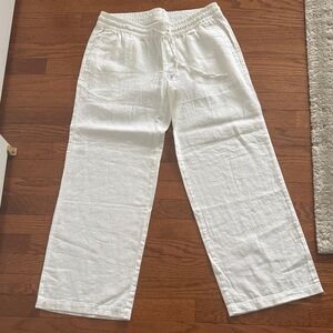Old Navy White Straight Leg Pants